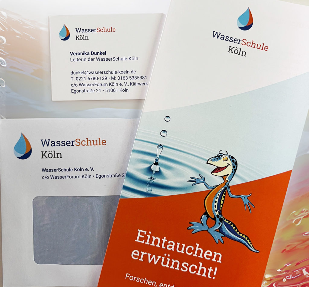 Eine Auswahl unserer neu designten Printmaterialien