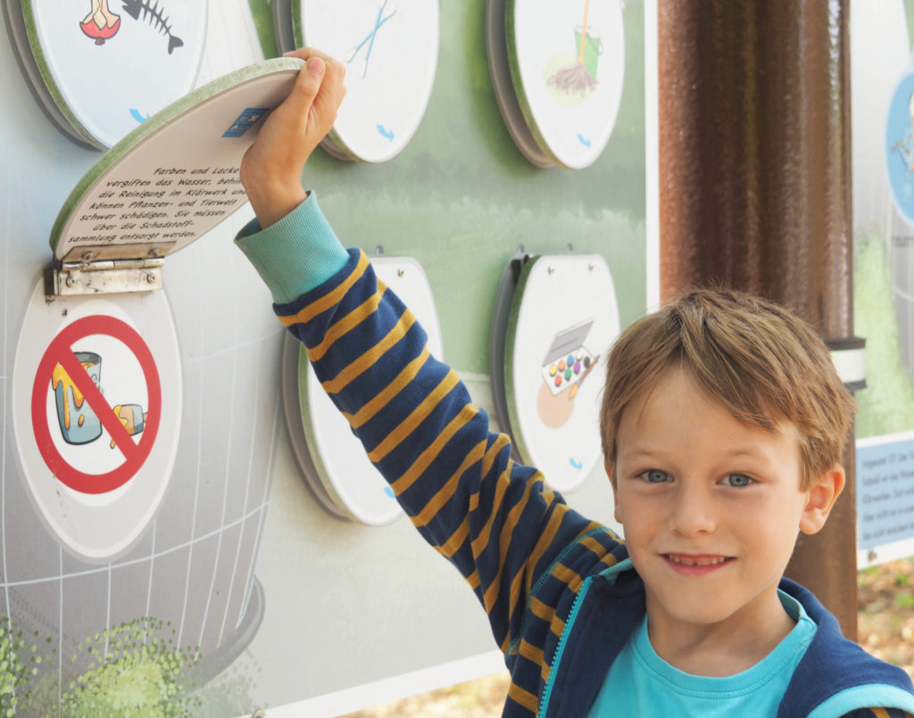 Lehrpfadtafen "Was darf in die Toilette?"