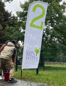Laut und nass wurde es während der Schwammstaffel an der Station der WasserSchule Köln