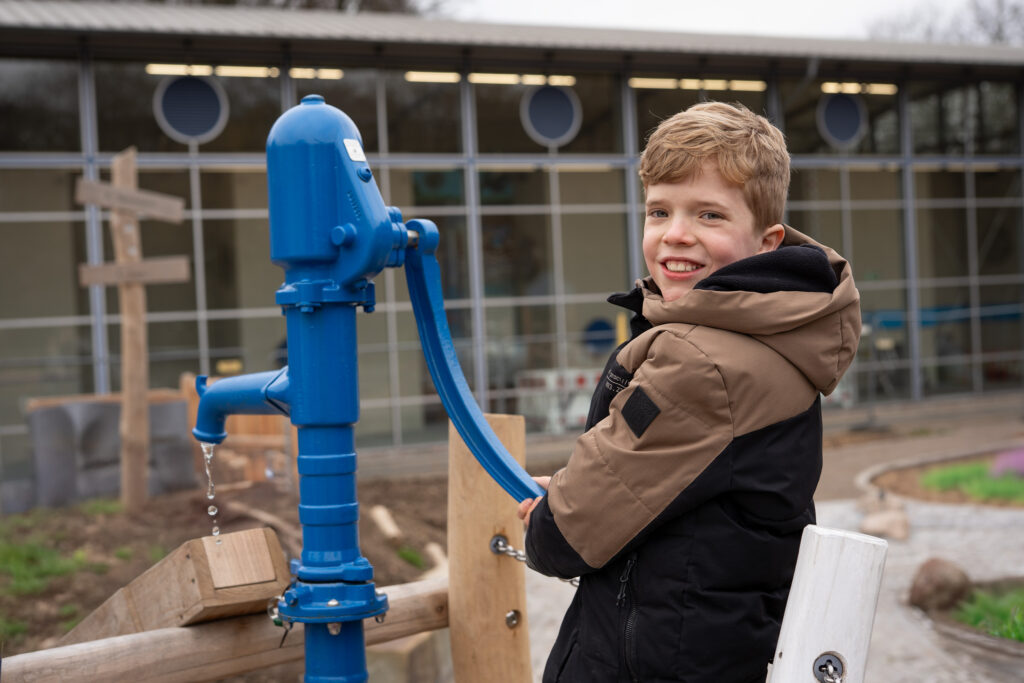 Wasserspaß auf dem Wassererlebnisplatz